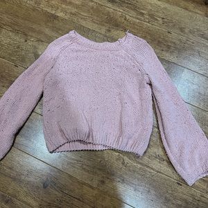 Women’s Pink Sparkly material Sweatshirt